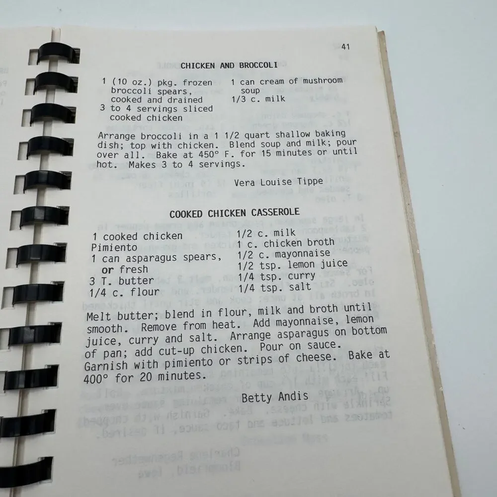 Vintage Cookbook First Baptist Church Dubuque IA 1840-1990 Midwest Recipes
